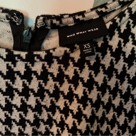 Who What Wear Houndstooth Dress - Picture 3 of 5